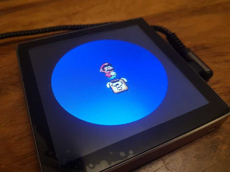 ESP32-S3 4.0 Inch Smart Display showing an animation