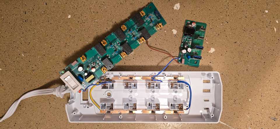 Main and USB Boards Extracted